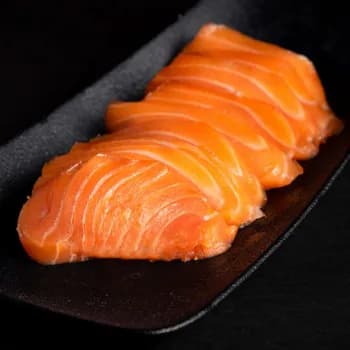 sashimi 9 cortes de salmon